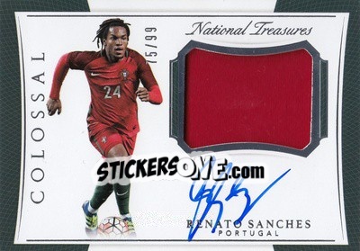 Sticker Renato Sanches - National Treasures Soccer 2018 - Panini