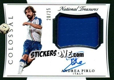 Sticker Andrea Pirlo - National Treasures Soccer 2018 n. CJA25 - Panini