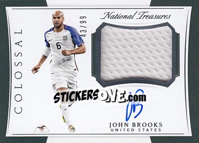Sticker John Brooks - National Treasures Soccer 2018 n. CJA28 - Panini