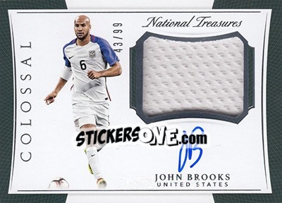 Cromo John Brooks - National Treasures Soccer 2018 - Panini