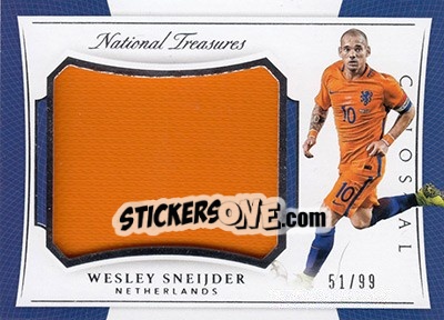 Sticker Wesley Sneijder - National Treasures Soccer 2018 - Panini