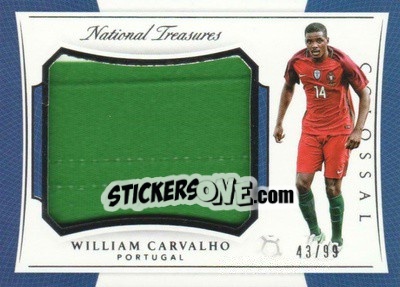 Cromo William Carvalho - National Treasures Soccer 2018 - Panini