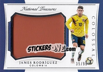 Sticker James Rodriguez - National Treasures Soccer 2018 n. CLM6 - Panini