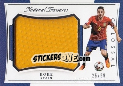 Sticker Koke - National Treasures Soccer 2018 - Panini