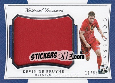 Sticker Kevin De Bruyne - National Treasures Soccer 2018 n. CLM11 - Panini