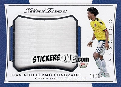 Sticker Juan Guillermo Cuadrado - National Treasures Soccer 2018 n. CLM17 - Panini