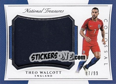 Sticker Theo Walcott - National Treasures Soccer 2018 - Panini