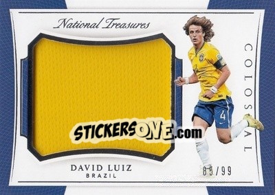 Sticker David Luiz - National Treasures Soccer 2018 n. CLM25 - Panini
