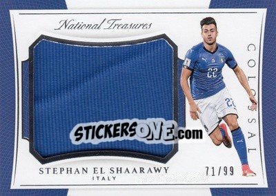 Sticker Stephan El Shaarawy - National Treasures Soccer 2018 n. CLM28 - Panini