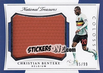 Sticker Christian Benteke - National Treasures Soccer 2018 n. CLM30 - Panini