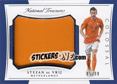 Sticker Stefan de Vrij - National Treasures Soccer 2018 - Panini