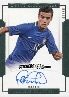 Sticker Philippe Coutinho - National Treasures Soccer 2018 n. DS8 - Panini