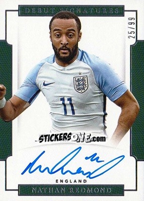 Sticker Nathan Redmond - National Treasures Soccer 2018 - Panini