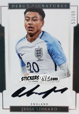 Cromo Jesse Lingard - National Treasures Soccer 2018 - Panini