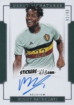 Figurina Michy Batshuayi - National Treasures Soccer 2018 - Panini