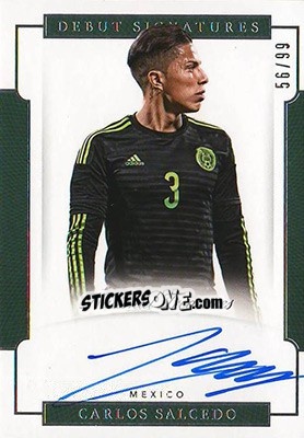 Sticker Carlos Salcedo - National Treasures Soccer 2018 - Panini