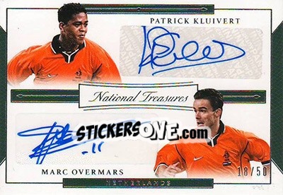 Cromo Marc Overmars / Patrick Kluivert