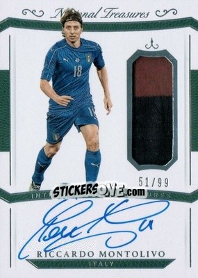 Figurina Riccardo Montolivo - National Treasures Soccer 2018 n. ITMA1 - Panini