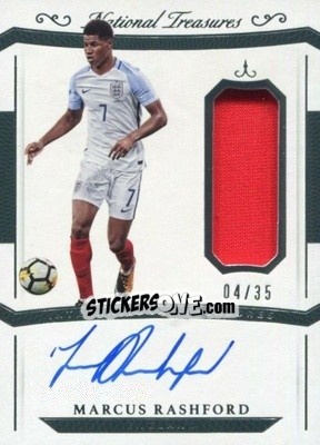 Sticker Marcus Rashford - National Treasures Soccer 2018 n. ITMA14 - Panini