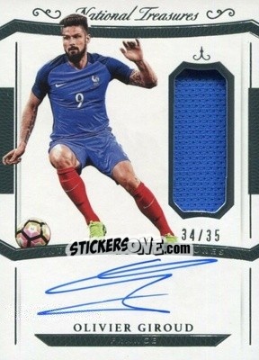 Sticker Olivier Giroud - National Treasures Soccer 2018 n. ITMA24 - Panini