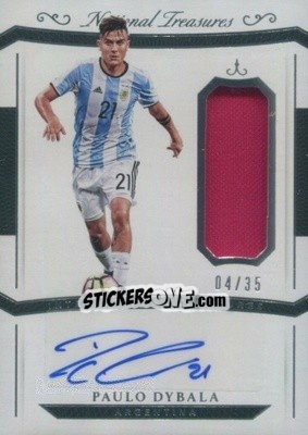 Sticker Paulo Dybala - National Treasures Soccer 2018 n. ITMA34 - Panini