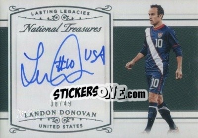 Sticker Landon Donovan - National Treasures Soccer 2018 n. LL6 - Panini