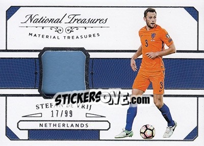 Sticker Stefan de Vrij - National Treasures Soccer 2018 n. MT13 - Panini