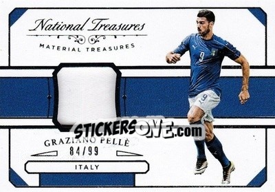 Figurina Graziano Pelle - National Treasures Soccer 2018 - Panini