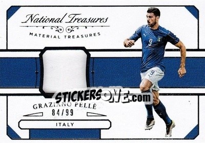 Sticker Graziano Pelle - National Treasures Soccer 2018 n. MT14 - Panini