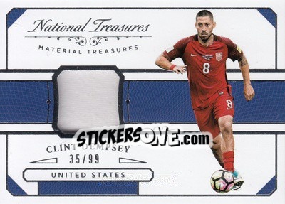 Cromo Clint Dempsey - National Treasures Soccer 2018 - Panini