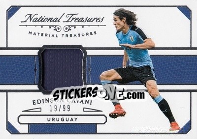Sticker Edinson Cavani - National Treasures Soccer 2018 n. MT20 - Panini