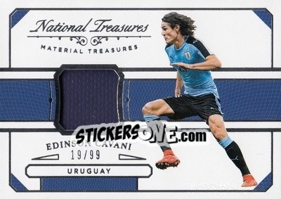 Cromo Edinson Cavani - National Treasures Soccer 2018 - Panini