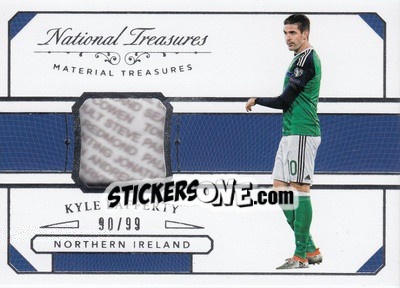 Sticker Kyle Lafferty - National Treasures Soccer 2018 - Panini