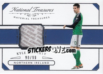 Sticker Kyle Lafferty - National Treasures Soccer 2018 n. MT22 - Panini