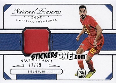 Sticker Nacer Chadli - National Treasures Soccer 2018 n. MT23 - Panini