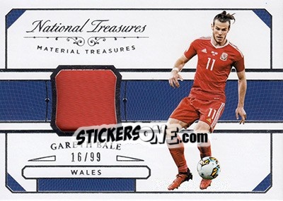 Sticker Gareth Bale - National Treasures Soccer 2018 n. MT24 - Panini