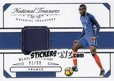 Sticker Blaise Matuidi - National Treasures Soccer 2018 - Panini