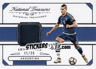Sticker Erik Lamela - National Treasures Soccer 2018 n. MT30 - Panini