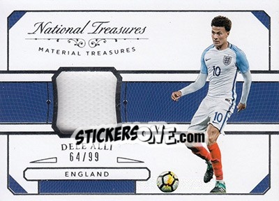 Sticker Dele Alli - National Treasures Soccer 2018 n. MT31 - Panini