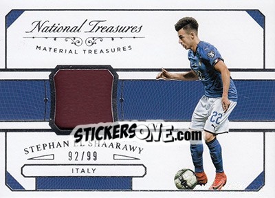 Sticker Stephan El Shaarawy - National Treasures Soccer 2018 n. MT32 - Panini