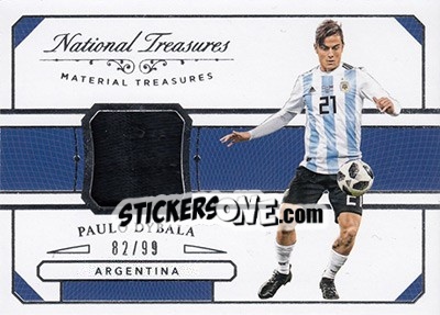 Sticker Paulo Dybala - National Treasures Soccer 2018 - Panini