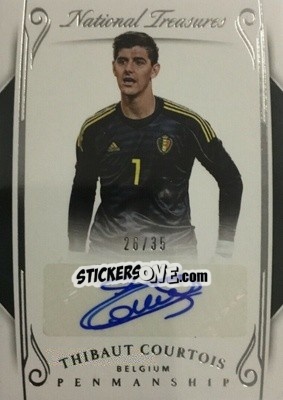 Sticker Thibaut Courtois - National Treasures Soccer 2018 n. P6 - Panini