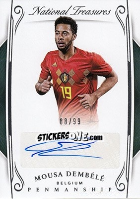 Sticker Mousa Dembele - National Treasures Soccer 2018 n. P8 - Panini