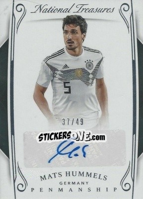 Sticker Mats Hummels - National Treasures Soccer 2018 - Panini