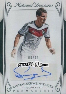 Sticker Bastian Schweinsteiger - National Treasures Soccer 2018 n. P32 - Panini