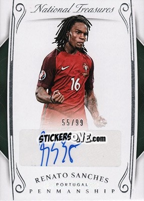Sticker Renato Sanches - National Treasures Soccer 2018 n. P41 - Panini