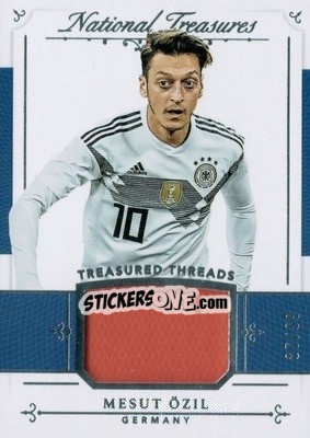 Sticker Mesut Ozil - National Treasures Soccer 2018 n. TT9 - Panini