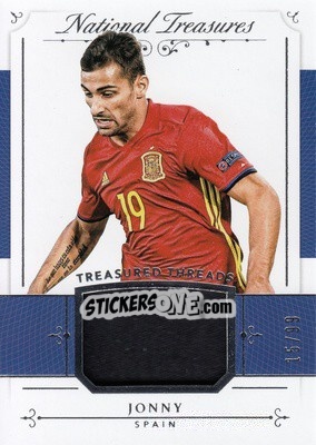 Sticker Jonny - National Treasures Soccer 2018 n. TT11 - Panini