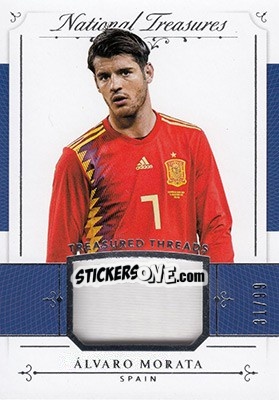 Sticker Alvaro Morata - National Treasures Soccer 2018 n. TT13 - Panini