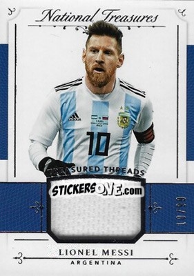 Sticker Lionel Messi - National Treasures Soccer 2018 n. TT14 - Panini